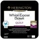 85% White Goose Down Double Quilt by Herington