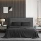 2500TC Black Bamboo Hypo Allergenic Copper Ions Sheet Set
