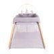  Natural Zuri Timber Travel Cot by Babe Care