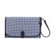 Change Navy/White Gingham Clutch by Oi Oi