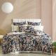 300 TC Cotton Reversible Waratah Midnight Quilt cover sets by Renee Taylor