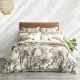 300 TC Cotton Reversible Palm Cove Pearl Quilt cover sets by Renee Taylor