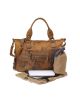 Tote Slouch Nappy Bag - Tan Jungle Leather 