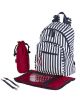 Backpack Navy/White Stripe Nappy Bag by Oi Oi