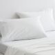 400tc White Soft Sateen Standard King Pillowcase Pair by Sheridan