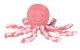 Lapidou Octopus - Pink Coral & Light Pink by Nattou
