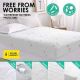 All Size Fully Fitted Waterproof Cotton Bamboo Fibre Mattress Protector Cover