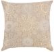 Altair Beige Embroidered Indoor Cushion by Fab Rugs