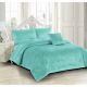 Amara Sea Green Quilt Cover Set by Georges Fine Linens