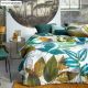 Amazonia Green Cotton Sateen Quilt Cover Set by Bedding House