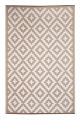 Aztec Beige And White Outdoor Rug by Fab Rugs
