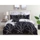 Black Tree Reversible Quilt Cover Set by Fabric Fantastic