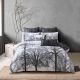 Buck Quilt Cover Set Grey by Bianca