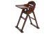 Chocolate Timber Folding High Chair by Babyhood