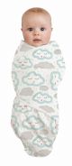 Clouds Peppermint Swaddlewrap by Baby Studio
