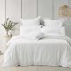 Colca Queen Quilt Cover Set White by Bianca