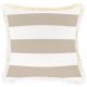 Cushion Cover Coastal Fringe Deck Stripe Beige by Escape To Paradise