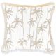 Cushion Cover Coastal Fringe Tall Palms Beige by Escape To Paradise
