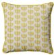 Yellow Garland Decorative Cushion Cover by Kolka