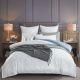 Chloe Jersey Ivory Quilt Cover Set by Renee Taylor