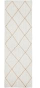 Noosa 222 White Runner by Rug Culture