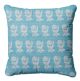 Blue Carnation Decorative Cushion Cover by Kolka