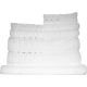 8pc Soft Egyptian Cotton Bath Towel Set in White