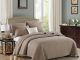 Embroidered Rich Beige by Classic Quilts