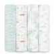 Voyager Essentials Classic 4-pack swaddles by Aden and Anais