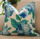 Hydrangeas Decorative Cushion Cover by Kolka