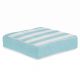 Floor Cushion Cover With Piping Deck Stripe Aqua by Escape to Paradise