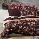 Florence Plum 300 TC Cotton Printed Quilt Cover Set & Euro by Renee Taylor