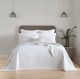 Asher Jacquard White Coverlet Set by Renee Taylor
