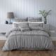 Giana Grey Quilt Cover Set by Bianca
