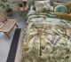 Banda Green Cotton Quilt Cover Set by Bedding House