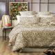 Leopard European Vintage Washed Printed Cotton Quilt Cover Set by Renee Taylor 