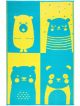 Little Portico's Sea Blue Stripes IndoorOutdoor Kids Rug by Fab Rugs