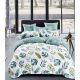 Luxury Printed Pure Leave Cotton Quilt Cover Set