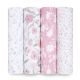 Ma Fleur 4 Pack Swaddles by Aden and Anais