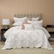 Madison White Bedspread Set by Bianca