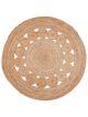 Medallion Round Jute Rug by Fab Rugs