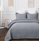 Misty Grey Bedspread by Classic Quilts