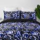 Mysterious Poly Velvet Digital Printing Pinsonic Quilted Quilt Cover Set