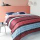 Oilily Rustic Lines Dark Red Quilt Cover Set by Bedding House