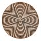 Orchid Round Jute Rug by FAB Rugs
