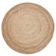 Phoenix Natural Round Jute Rug by Fab Rugs