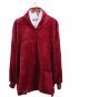 2 Pcs Plush Fleece Sherpa Hoodie Sweatshirt Huggle Blanket Pajamas Red by DreamZ