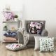 Poly Velvet Printed Cushion Filled Floral Collection by Renee Taylor