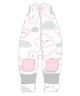 Warmies No Arms Cotton 12-24m 2.5 Tog Clouds Pink by Baby Studio