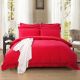 Red Tailored 1000TC Ultra Soft Quilt Cover Set by Fabric Fantastic